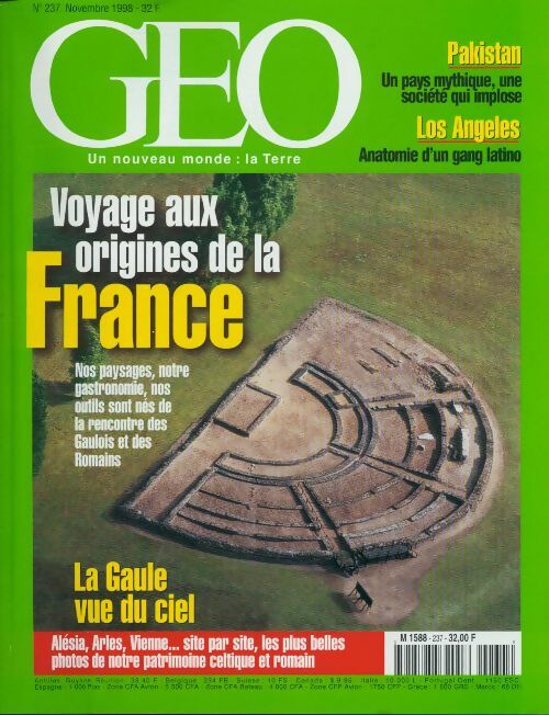 Livrenpoche : Géo n°237 : Voyage aux origines de la France - Collectif - Livre