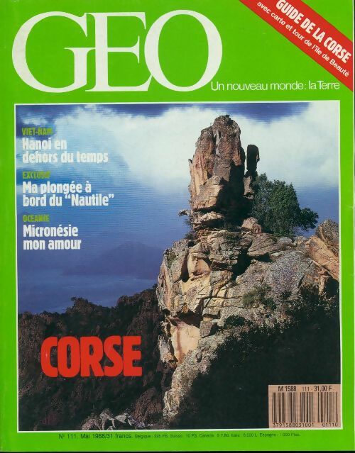 Livrenpoche : Géo n°111 : Corse - Collectif - Livre
