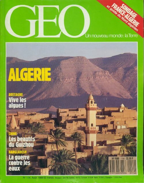 Livrenpoche : Géo n°114 : Algérie - Collectif - Livre
