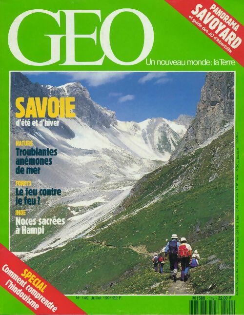 Livrenpoche : Géo n°149 : Savoie d'été et d'hiver - Collectif - Livre