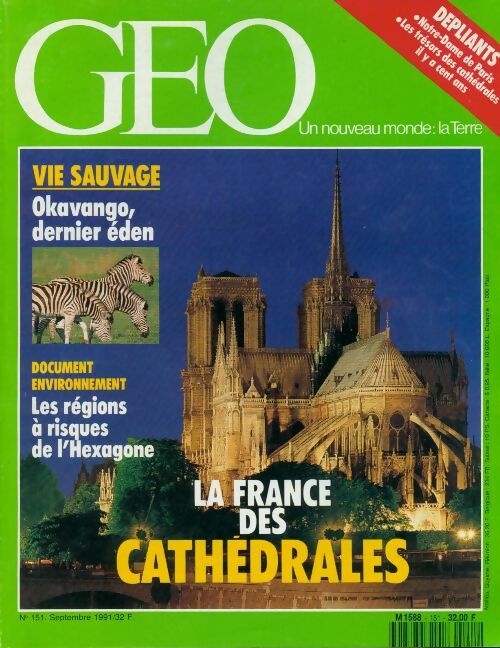 Livrenpoche : Géo n°151 : La France des Cathédrales - Collectif - Livre