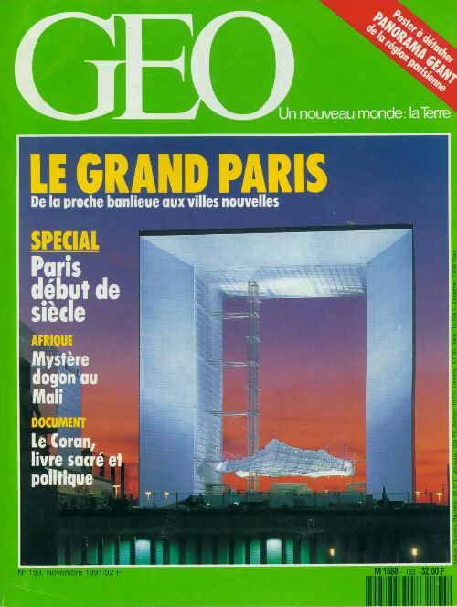 Livrenpoche : Géo n°153 : Le Grand Paris - Collectif - Livre