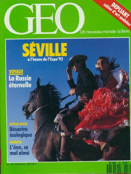 Livrenpoche : Géo n°154 : Séville à l'heure de l'expo'92 - Collectif - Livre