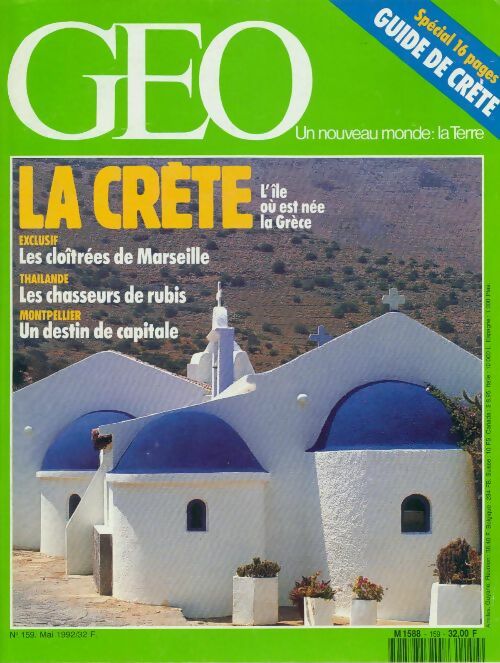 Livrenpoche : Géo n°159 : La Crète - Collectif - Livre