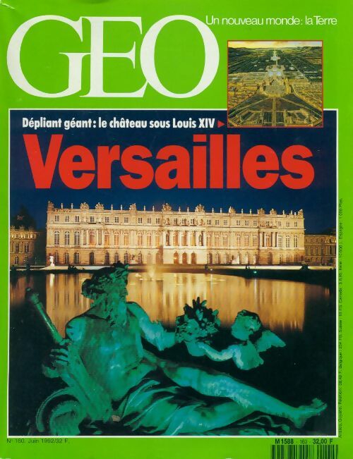 Livrenpoche : Géo n°160 : Versailles - Collectif - Livre