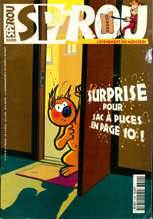 Spirou n°3300 : Surprise pour Sac à Puces - Collectif -  Spirou - Livre
