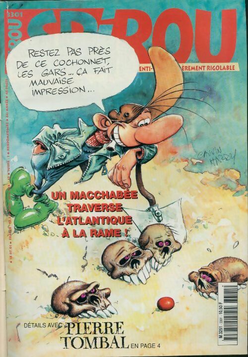 Livrenpoche : Spirou n°3301 : Un macchabée traverse l'Atlantique à la nage - Collectif - Livre