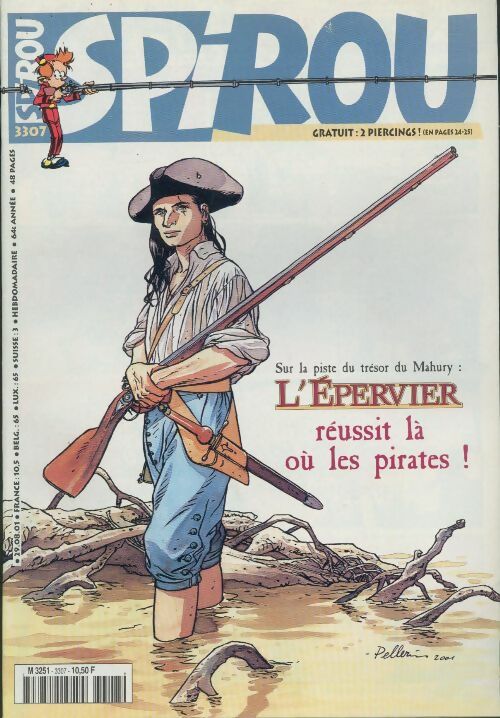 Livrenpoche : Spirou n°3307 : L'épervier - Collectif - Livre