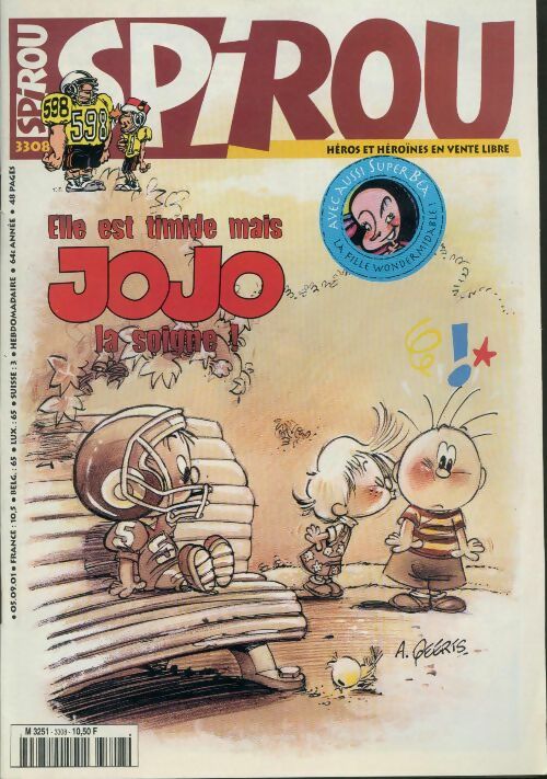 Livrenpoche : Spirou n°3308 : Elle ést timide mais Jojo - Collectif - Livre