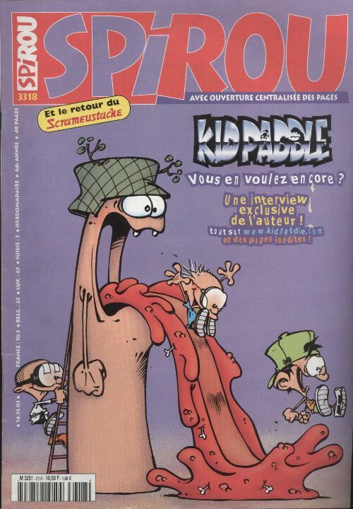 Livrenpoche : Spirou n°3318 : Kid Paddle, vous en voulez encore ? - Collectif - Livre