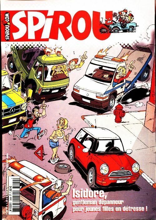 Livrenpoche : Spirou n°3400 : Isidore, gentleman dépanneur - Collectif - Livre