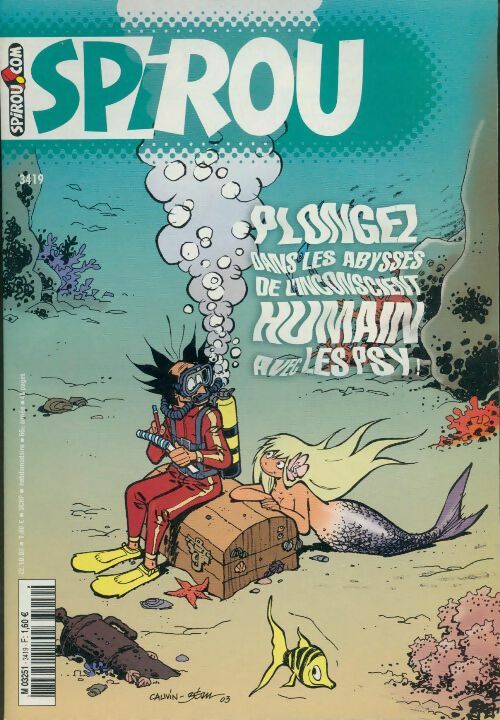 Livrenpoche : Spirou n°3419 : plongez dans les abysses de l'inconscient - Collectif - Livre