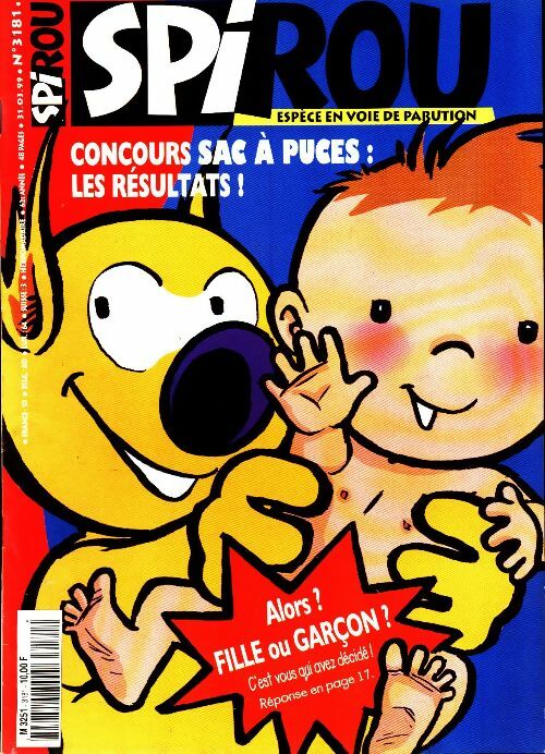 Livrenpoche : Spirou n°3181 : Alors ? Fille ou garçon ? - Collectif - Livre