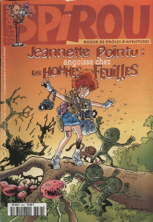 Livrenpoche : Spirou n°3287 : Jeannette Pointu, angoisse chez les hommes feuilles - Collectif - Livre
