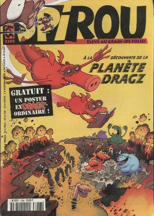 Livrenpoche : Spirou n°3288 : A la découverte de la planète Dragz - Collectif - Livre