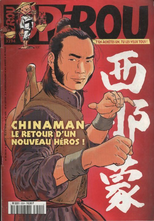 Livrenpoche : Spirou n°3294 : Chinaman, le retour d'un nouveau héros - Collectif - Livre