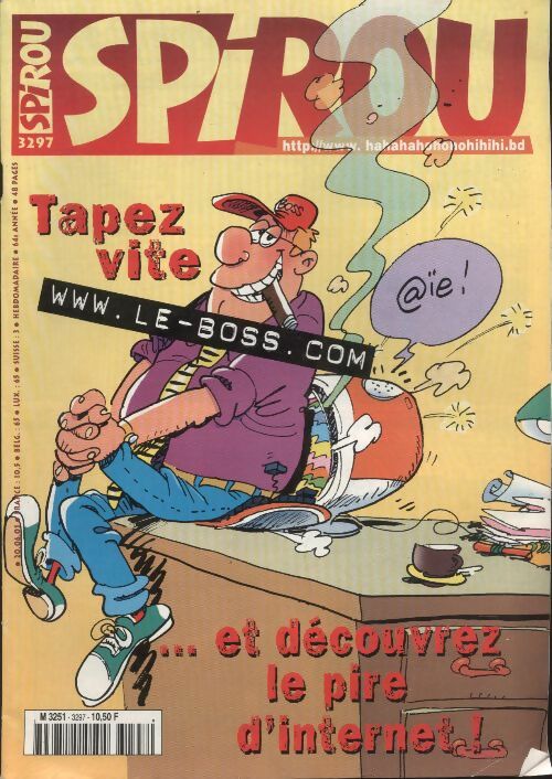 Livrenpoche : Spirou n°3297 : Tapez vite www.le-boss.com - Collectif - Livre