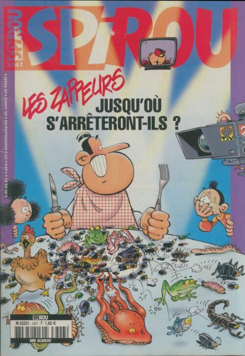 Livrenpoche : Spirou n°3347 : Les zappeurs jusqu'où s'arrêteront-ils ? - Collectif - Livre