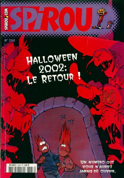 Livrenpoche : Spirou n°3368 : Halloween 2002 - Collectif - Livre