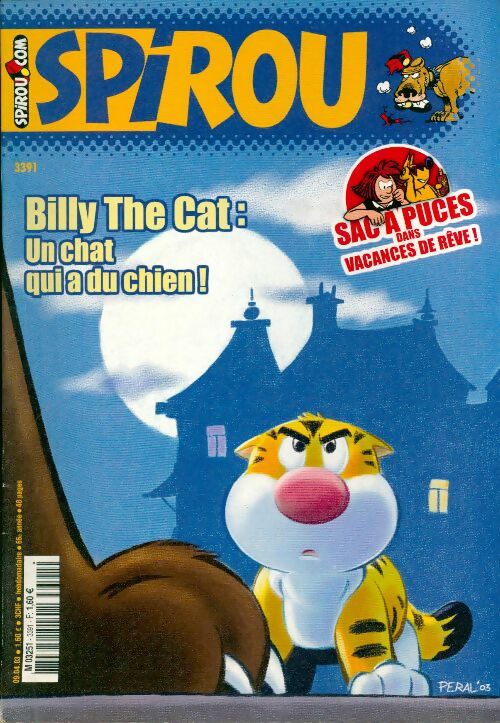Livrenpoche : Spirou n°3391 : Billy the Cat : Un chat qui a du chien ! - Collectif - Livre