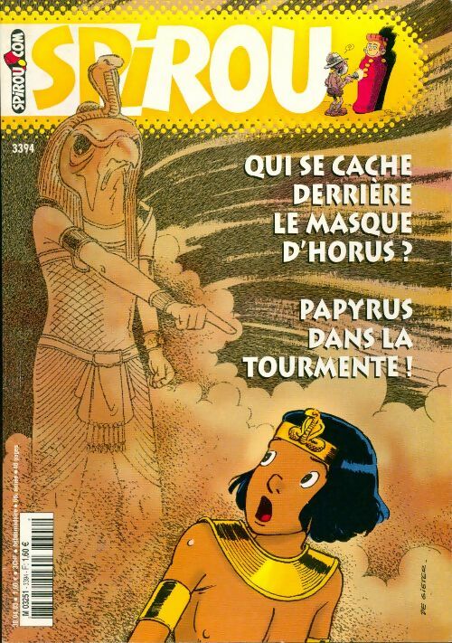 Livrenpoche : Spirou n°3394 : Qui se cache derrière le masque d'Horus ? - Collectif - Livre