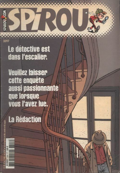 Livrenpoche : Spirou n°3397 : Le détective est dans l'escalier - Collectif - Livre