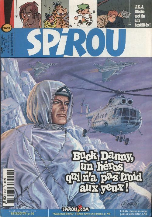 Livrenpoche : Spirou n°3494 : Buck Danny, un héros qui n'a pas froid aux yeux ! - Collectif - Livre