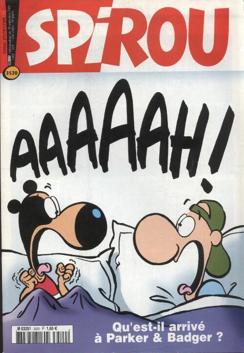 Livrenpoche : Spirou n°3520 : Qu'est-il arrivé à Parker et Badger ? - Collectif - Livre