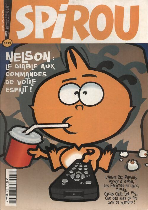 Livrenpoche : Spirou n°3535 : Nelson, le diable aux commandes de votre esprit ! - Collectif - Livre