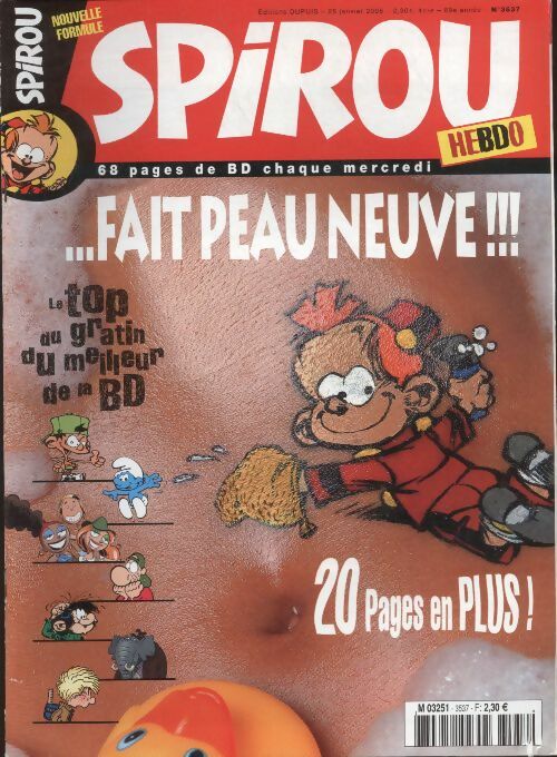 Livrenpoche : Spirou n°3537 : Spirou fait peau neuve - Collectif - Livre