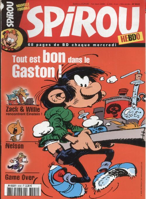 Livrenpoche : Spirou n°3542 : Tout est bon dans le Gaston - Collectif - Livre