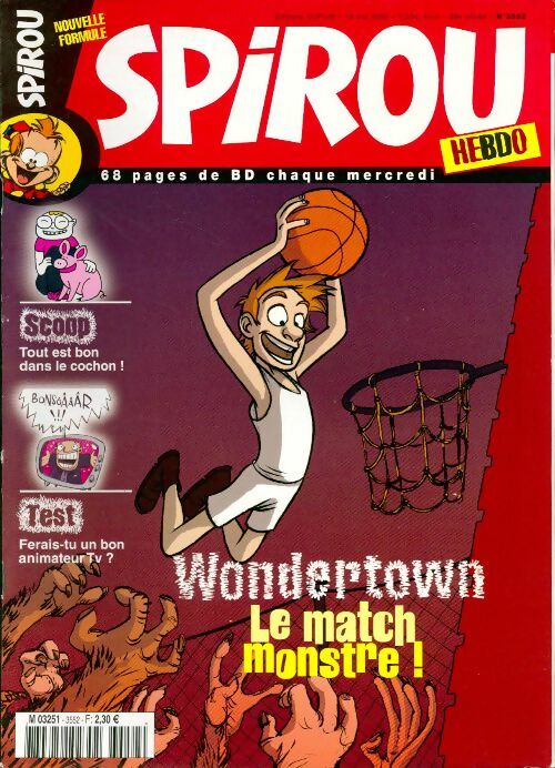 Livrenpoche : Spirou n°3552 : Wondertown. Le match monstre ! - Collectif - Livre