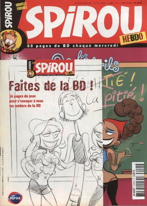 Livrenpoche : Spirou n°3555 : Les nombrils, vive la pitié ! - Collectif - Livre