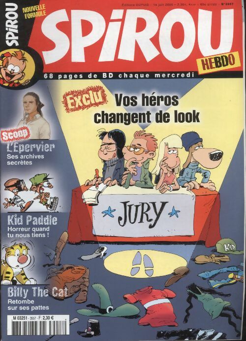 Livrenpoche : Spirou n°3557 : Vos héros changent de look - Collectif - Livre
