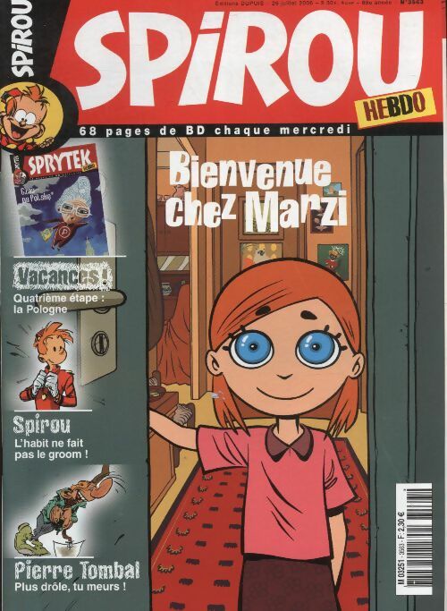 Livrenpoche : Spirou n°3563 : Bienvenue chez Marzi - Collectif - Livre