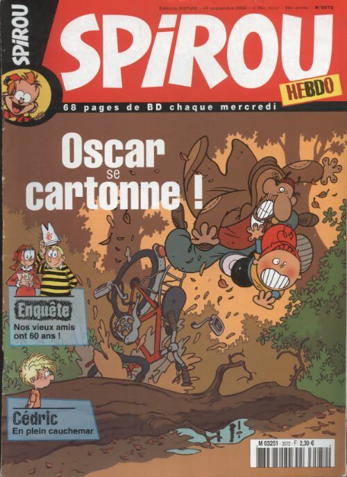 Livrenpoche : Spirou n°3572 : Oscar se cartonne ! - Collectif - Livre