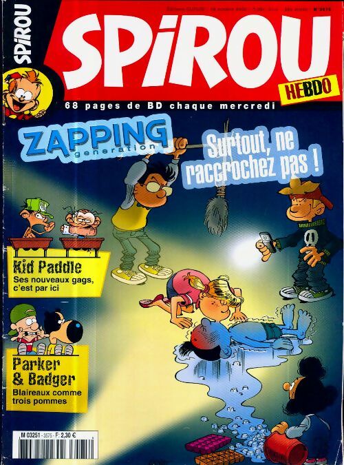 Livrenpoche : Spirou n°3575 : Zapping génération - Collectif - Livre