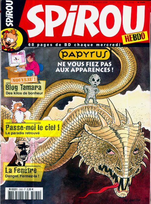 Livrenpoche : Spirou n°3582 : Papyrus - Collectif - Livre