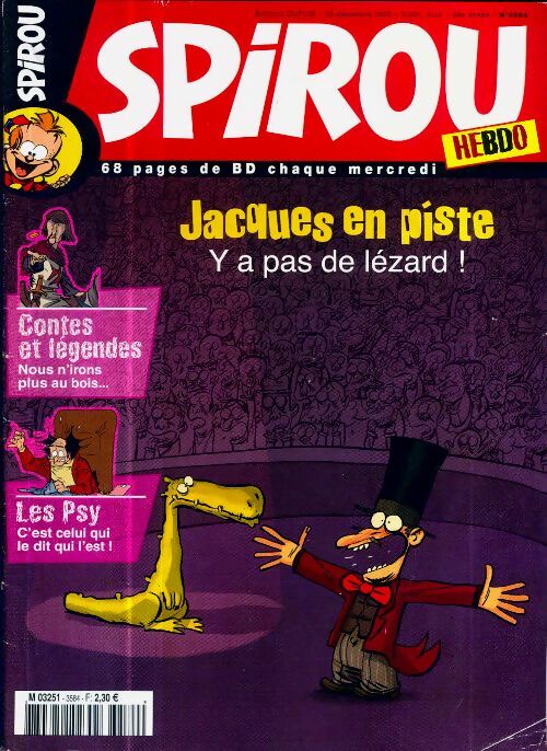 Livrenpoche : Spirou n°3584 : Jacques en piste - Collectif - Livre