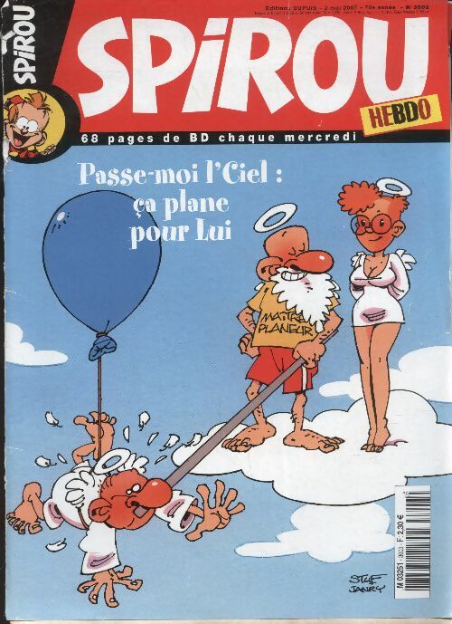 Livrenpoche : Spirou n°3603 : Passe moi l'ciel : ça plane pour lui - Collectif - Livre