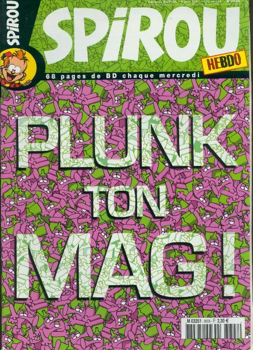 Livrenpoche : Spirou n°3608 : Plunk ton mag ! - Collectif - Livre