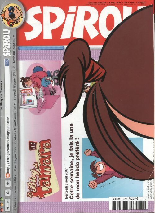 Livrenpoche : Spirou n°3617 :  - Collectif - Livre