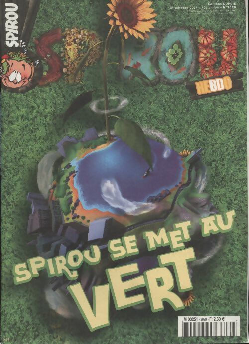 Spirou n°3629 : Spirou se met au vert - Collectif -  Spirou - Livre