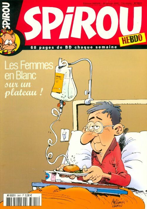 Livrenpoche : Spirou n°3641 : Les femmes en blanc sur un plateau - Collectif - Livre