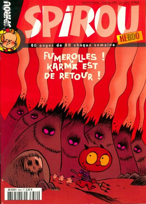 Livrenpoche : Spirou n°3642 : Fumerolles ! Karma est de retour - Collectif - Livre