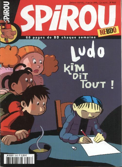 Livrenpoche : Spirou n°3643 : Ludo, Kim dit tout ! - Collectif - Livre