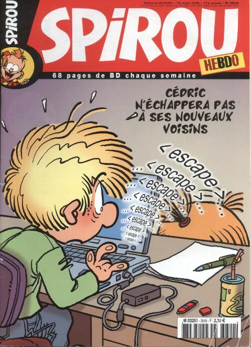 Livrenpoche : Spirou n°3649 :  - Collectif - Livre