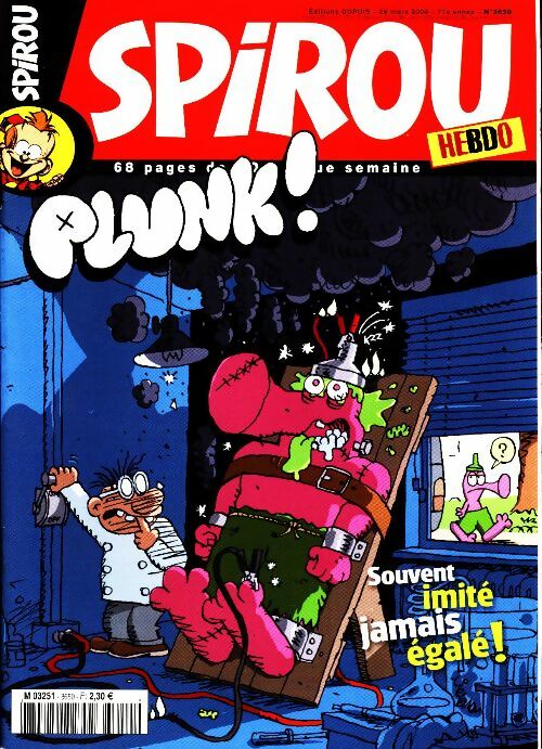 Livrenpoche : Spirou n°3650 : Plunk ! - Collectif - Livre