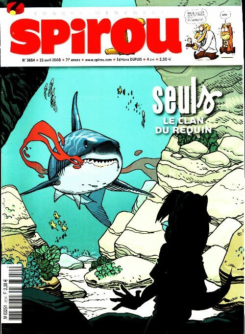 Livrenpoche : Spirou n°3654 : Seuls. Le clan du requin - Collectif - Livre