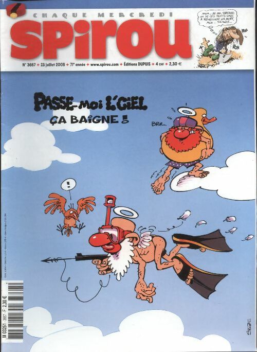 Livrenpoche : Spirou n°3667 : Passe moi l'ciel, ça baigne ! - Collectif - Livre